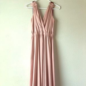 Banana Republic Rosé Champagne Polyester Dress